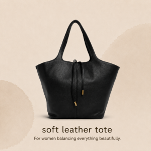 Vince Soft Leather Work Tote
