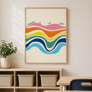 Progress Is Not Linear Poster