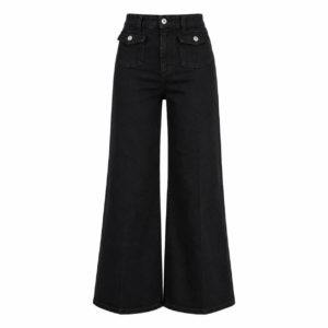 Press-Crease Flared Jeans