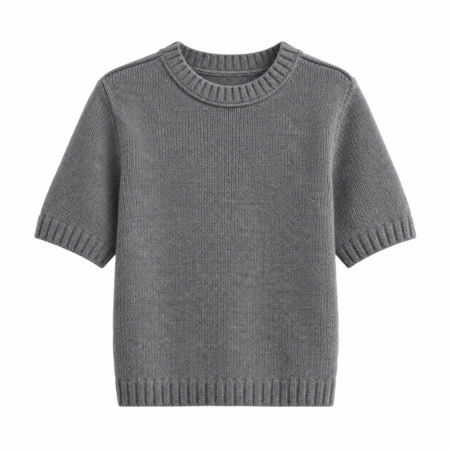 Rib-Knit T-shirt