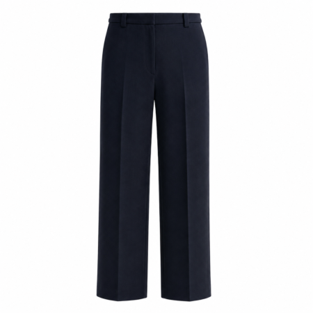 Straight Press-Crease Trousers